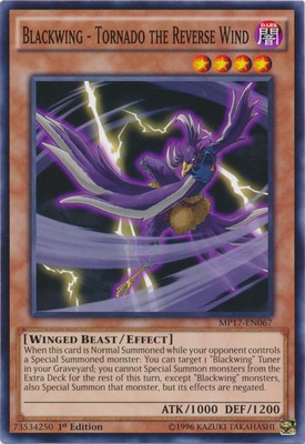 Blackwing - Tornado the Reverse Wind - MP17-EN067 - Common - 1st Edition - Moder-image