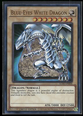Blue-Eyes White Dragon LC01-EN004 Ultra Rare Legendary Collection 25th Edition-image