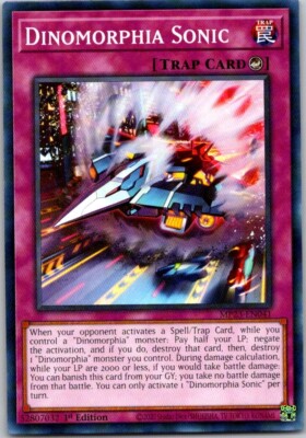 Yu-Gi-Oh Yugioh Dinomorphia Sonic MP23-EN041 Mega Tin 2023 Dueling Heroes-image