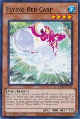 1x Flying Red Carp - 1st Edition NM Eng YuGiOh - 2022 Mega Tin - Pharoah's Gods-image