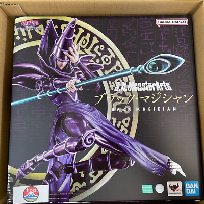 S.H.MonsterArts Yu-Gi-Oh! Duel Monsters Dark Magician Figure Black Banda-image