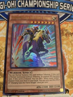 Yu-Gi-Oh! Charging Gaia the Fierce Knight MP16-EN120 1st Edition NEVER PLAYED!-image