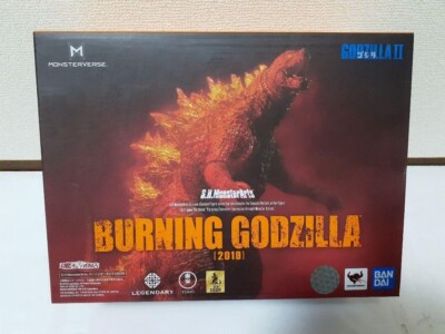 BANDAI S.H.MonsterArts Burning Godzilla 2019 Tamashii Web Limited Action Figure-image