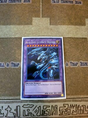 YUGIOH TCG BLUE-EYES ULTIMATE DRAGON LCKC-EN057 SECRET 1ST EDITION -image
