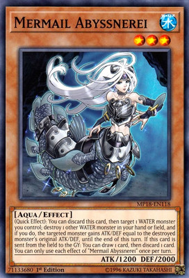 2018 Mega-Tins Mega Pack #MP18-EN118 Mermail Abyssnerei-image