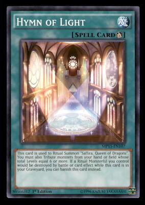 Yugioh Hymn of Light #MP15-EN107 2015 Mega-Tins Mega Pack LP-image