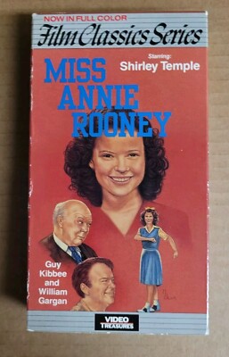 Miss Annie Rooney (VHS) starring Shirley Temple, Guy Kibbee, William Gargan-image