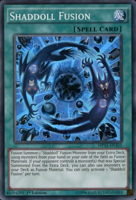 1st ed Shaddoll Fusion super rare MP15-EN103 Yugioh-image