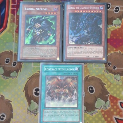 Exodia Necross MC2-EN003 & Legendary Defender TN19-EN003 Secret NM +Bonus Yugioh-image