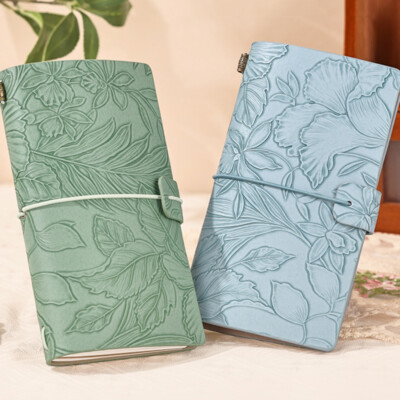 PU Leather Vintage Journal A6 Notebook Paper Writing Diary Planner 192 Pages-image