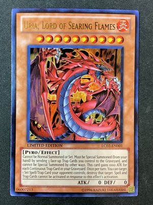 Yu-Gi-Oh #LC02-EN001 Uria, Lord of Searing Flames Limited Edition Ultra Rare NM-image