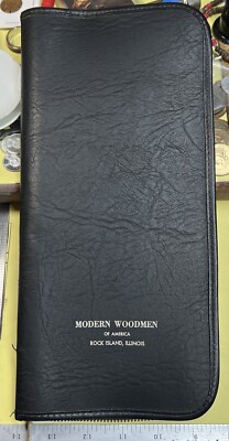 Vintage Leather Bound Paperwork Organizer - Lot # H2.101-image