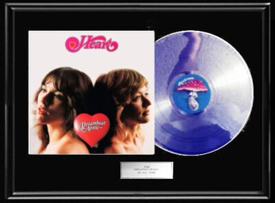 HEART DREAMBOAT ANNIE  WHITE GOLD SILVER PLATINUM TONED RECORD LP RARE   -image