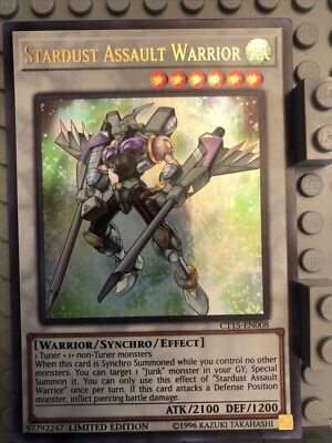 Yu-Gi-Oh! TCG Stardust Assault Warrior 2018 Mega-Tins Promos CT15-EN008 Limited-image