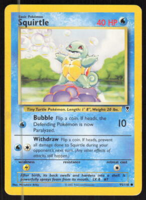 Pokemon TCG Legendary Collection #095/110 Squirtle MP-image