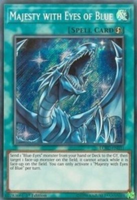 Yugioh! Majesty with Eyes of Blue - LCKC-EN031 - Secret Rare - 1st Edition Near -image
