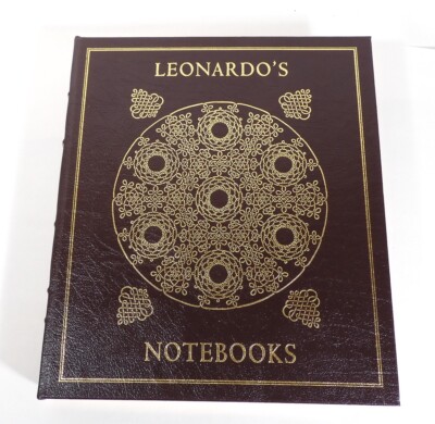 Leonardo’s Notebooks ~ Leather Easton Press 2005 ~ Leonardo Da Vinci-image
