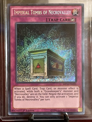 YuGiOh! Imperial Tombs of Necrovalley SECRET RARE MP14-EN235 1st edition-image
