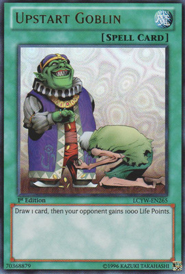 1x Upstart Goblin - LCYW-EN265 - Ultra Rare - 1st Edition LC03/LCYW - Legendary -image