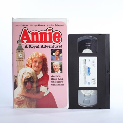 Annie: A Royal Adventure (VHS, 1995, Closed Caption ClamShell Case) - VG-image