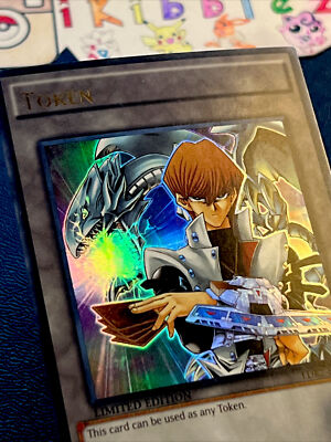 SETO KAIBA Token LDK2-ENT02 NM Ultra Rare Holo Blue-Eyes Artwork YuGiOh Card!-image