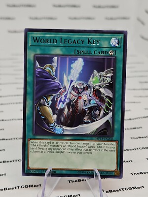 Yu-Gi-Oh! TCG World Legacy Key 2018 Mega-Tin Mega Pack MP18-EN206 1st Edition R…-image