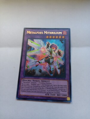Yu-Gi-Oh! TCG Metalfoes Mithrilium 2017 Mega-Tin Mega Pack MP17-EN148 1st...-image