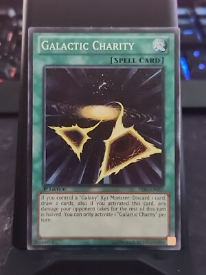 Galactic Charity - 1st Edition - Yugioh Spell Card - Vintage-image