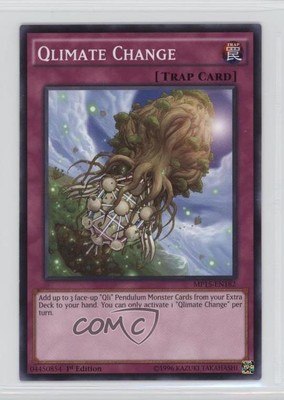 2015 Yu-Gi-Oh! Mega-Tins Mega Pack 1st Edition Qlimate Change #MP15-EN182 0g4-image
