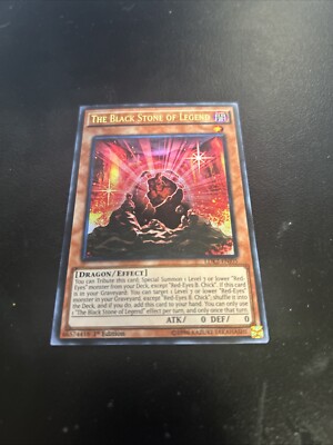 The Black Stone of Legend LDK2-ENJ05 Legendary Decks II-1st Edition 1st Edition-image