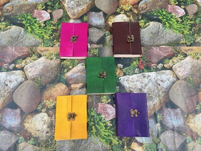 6*4 VINTAGE ORIGINAL LEATHER JOURNAL HANDMADE DIARY TRAVELLER NOTEBOOK PREMIUM-image