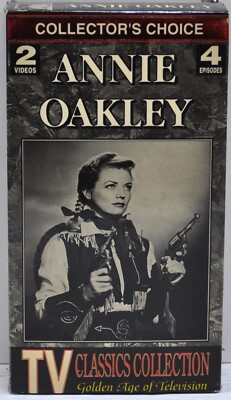 Annie Oakley - TV Classics Collection (VHS, 1999, 2-Tape Set) 4 Episodes-image