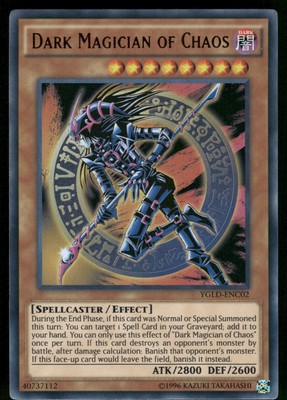 Yugioh! Dark Magician of Chaos YGLD-ENC02 Ultra Rare-image