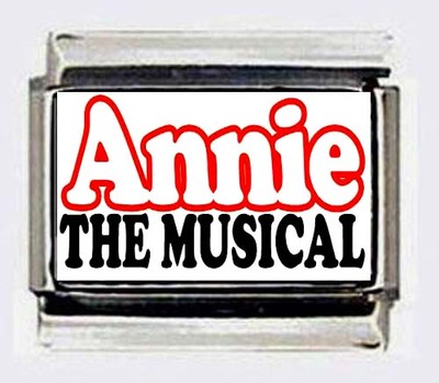 ANNIE the MUSICAL  9mm Italian charms photo link for modular style bracelets-image