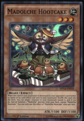 Yu-Gi-Oh! - 2014 Mega-Tin Mega Pack Madolche Hootcake 2014 MP14-EN018 1st Editio-image