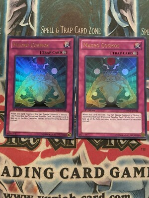 2x NM Macro Cosmos LCGX-EN218 Legendary Collection 2 1st edition-image