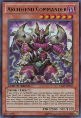 Archfiend Commander - CT11-EN006 - Super Rare - Limited Edition x1 - Near Mint-image
