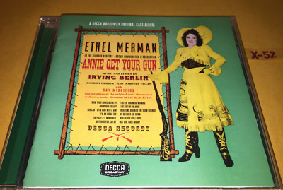 Annie Get Your Gun CD musical ETHEL MERMAN irving berlin ray middletn BONUS HITS-image