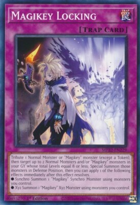 1x Magikey Locking - 1st Edition NM Eng YuGiOh - 2022 Mega Tin - Pharoah's Gods-image