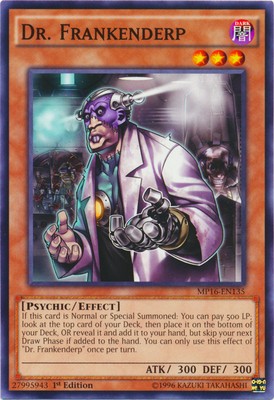 Dr. Frankenderp - MP16-EN135 - Common - 1st Edition Near Mint 2016 Mega Tin Sing-image