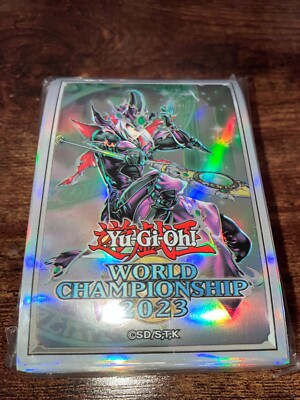 Yu-Gi-Oh Sleeves Legendary Magician of Dark Official Konami OCG 100 NEW-image