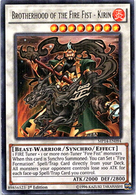 Brotherhood Of The Fire Fist - Kirin MP14-EN094 Yu-Gi-Oh! LP 1st Edition -image