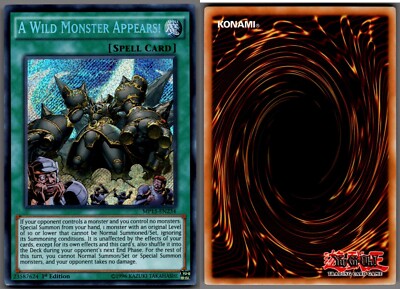 MP15-EN234 Yugioh, A Wild Monster Appears!, Holo Secret Rare-image