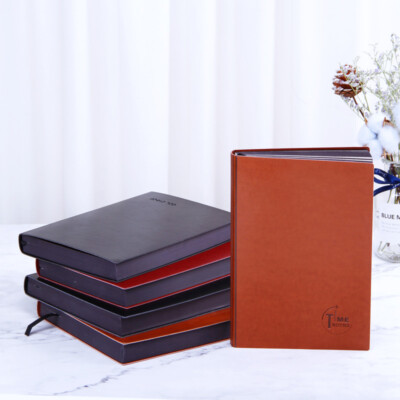 Thick PU Leather Vintage Journal Notebook Lined Paper Writing Diary 400 Pages-image