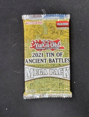 YGO 2021 Mega Tin (Tin of Ancient Battles) SEALED Pack Crossout Dogmatika &More-image