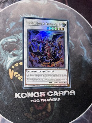 ROTA-EN039 Legendary Lord Six Samurai - Shi En Ultra Rare 1st Ed YuGiOh-image