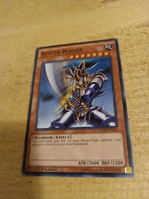 Yu-Gi-Oh! TCG Buster Blader Yugi's Legendary Decks YGLD-ENB04 1st Edition Common-image