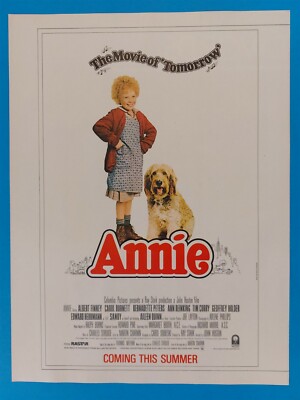 Annie - Albert Finney - Carol Burnett - Original 1982 Movie Print Ad [1]-image