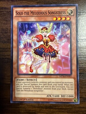 Solo the Melodious Songstress MP16-EN183 2016 Mega-Tins Mega Pack 1st Edition-image