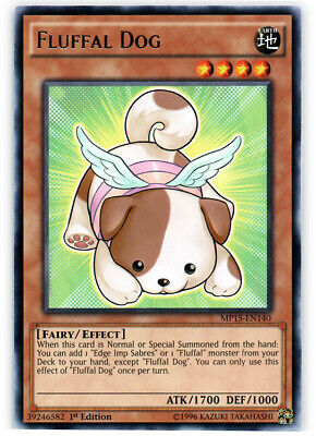 Fluffal Dog - MP15-EN140 - Rare - 1st Edition LP YuGiOh!  2015 Mega-Tin Mega Pac-image
